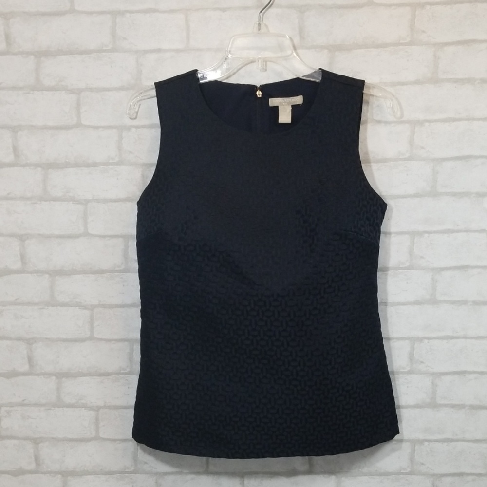 Banana republic blue Sleeveless blouse size 6 - Picture 2 of 7